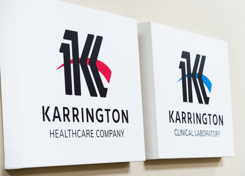 Karrington Healthcare Company and Karrington Clinical Laboratories signs